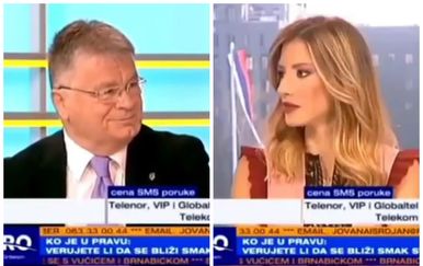 Dejan Lučić, Jovana Joksimović (FOTO: Screenshot PrvaTV)