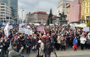 Prosvjed Za sigurnu školu (Foto: Ivana Cerovac/Dnevnik.hr)