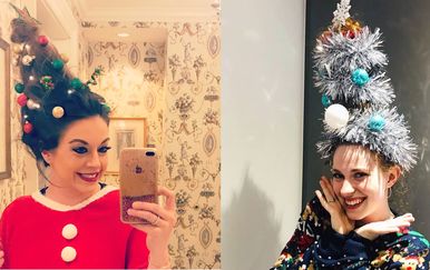 Božićne frizure (Foto: Instagram)