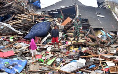 Indonezija, tsunami (Foto: Adek BERRY / AFP)