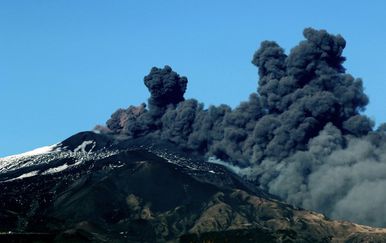 Erupcija Etne (Foto: AFP)