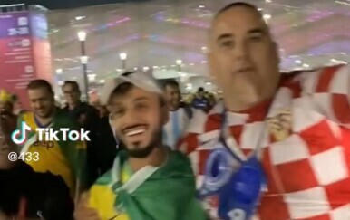 Hrvatski i brazilski navijači