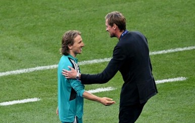 Luka Modrić i Peter Crouch