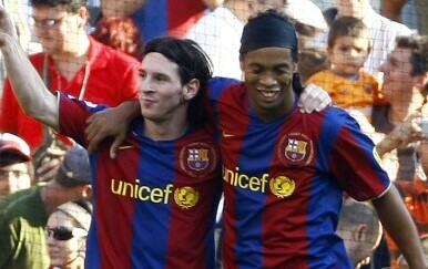 Lionel Messi i Ronaldinho