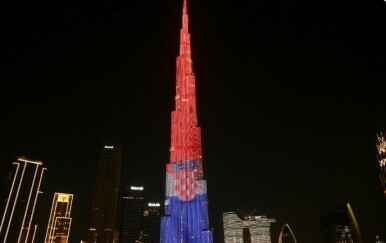 Burj Khalifa zasjao u bojama hrvatske zastave