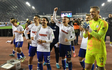 Hajduk slavi pobjedu protiv Dinama