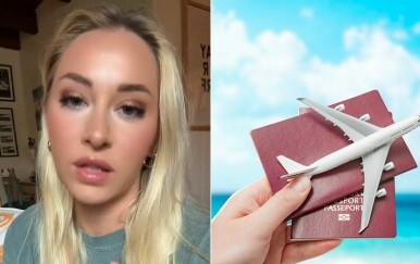 Putna influencerica Lauren Heavner kako objašnjava svoja iskustva te putovnica i avion