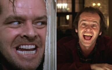 Jack Nicholson u ulozi Jacka Torrencea u filmu Isijavanje (The Shining)