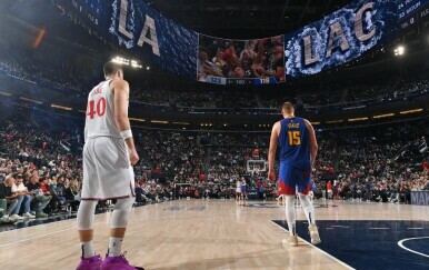 Ivica Zubac i Nikola Jokić