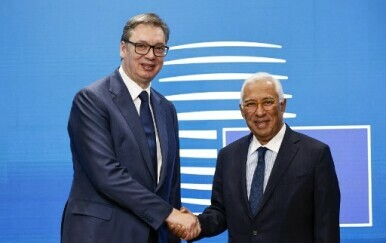 Aleksandar Vučić i Antonio Costa