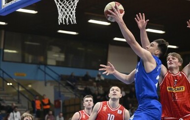 Detalj s utakmice Cibona - Borac Mozzart