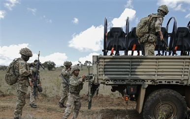 Britanski vojnici, ilustracija