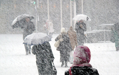 Snježna oluja, ilustracija