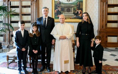 Premijer Andrej Plenković s papom Lavom XIV.