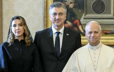 Andrej Plenković s obitelji je posjetio papu Lava XIV.