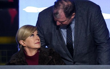Kolinda Grabar-Kitarović sa suprugom Jakovom prisustvovala je otvorenju Zlatne piruete u Zagrebu