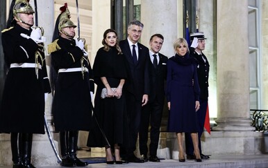 VIDEO Plenković sa suprugom stigao u Elizejsku palaču