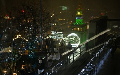 Advent na najvišoj zgradi EU, Varso Tower, Poljska