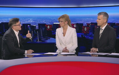 Otto Barić u studiju Dnevnika Nove TV