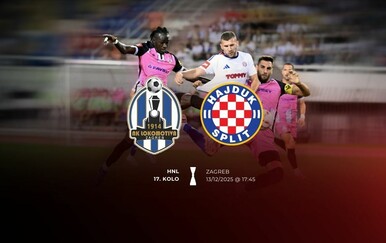 UŽIVO Lokomotiva - Hajduk u 17. kolu HNL-a
