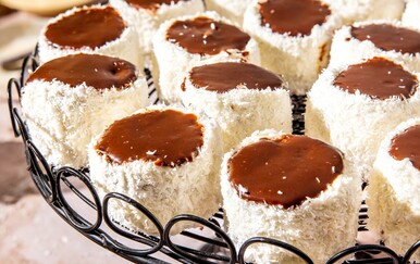 Recept za šubare ili ruske kape s kokosom i čokoladom