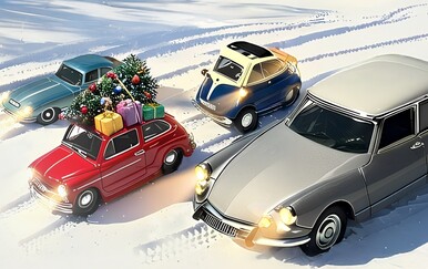 Spektakl za cijelu obitelj u Family Mallu - više od 300 modela autića, dječje igraonice i oldtimerske legende uz foto kutak Djeda Božićnjaka