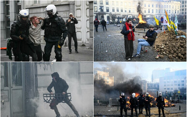Neredi u glavnom gradu! Prosvjednici se sukobili s policijom, intervenirali suzavcem i vodenim topom