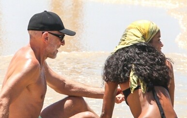 Vincent Cassel uživao u opuštenom danu na plaži s partnericom i sinom