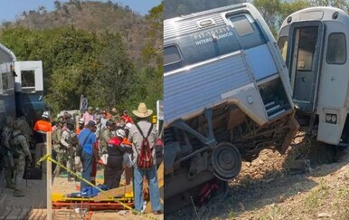 Najmanje 13 mrtvih u željezničkoj nesreći u Meksiku