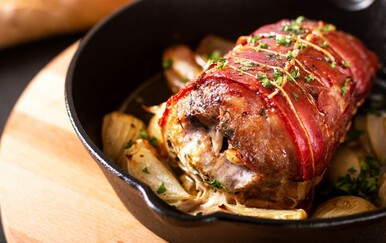 Sve, samo ne dosadan: Punjeni svinjski lungić omotan slaninom