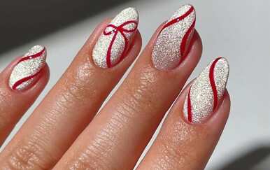 Manikure za doček Nove godine: 15 manikura s temom šljokica