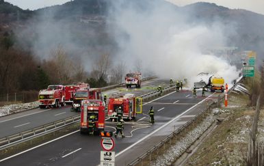 Nesreća u Sloveniji (Foto: DARS/Twitter)