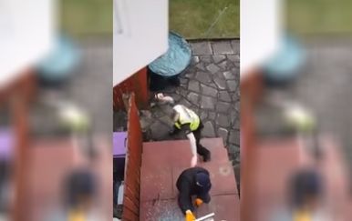 Policajac prema razbojniku nije imao milosti (FOTO: Facebook/Screenshot)