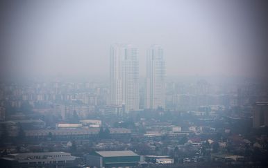 Smog u Skoplju (Foto: AFP)