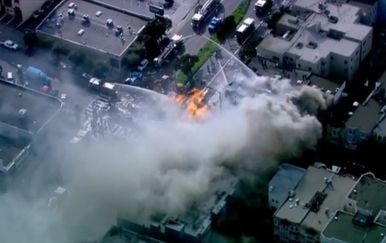 Buktinja u San Franciscu (Screenshot: Reuters)