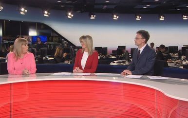 Ivana Petrović u studiju Dnevnika Nove TV - 3