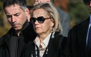 Barbara Blažević na posljednjem ispraćaju oca Miroslava Ćire Blaževića
