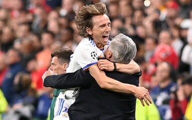 Carlo Ancelotti i Luka Modrić