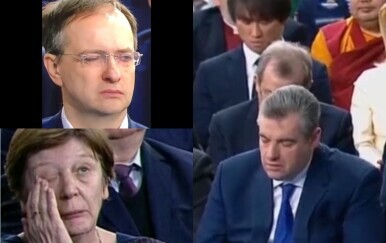 Publika tijekom Putinovog govora