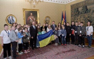 Predsjednik Sabora Gordan Jandroković primio djecu iz Ukrajine