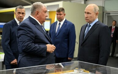 Igor Sečin i Vladimir Putin