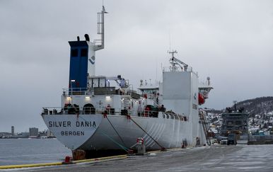 Zaplijenjeni norveški brod Silver Dania