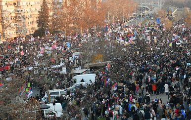 Prosvjed studenata Novi Sad