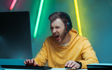Ljuti gamer, ilustracija
