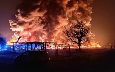 Veliki požar u okolici Maribora