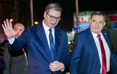 Aleksandar Vučić i Milorad Dodik