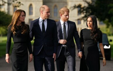 Kate Middleton, princ William, princ Harry, Meghan Markle - 1