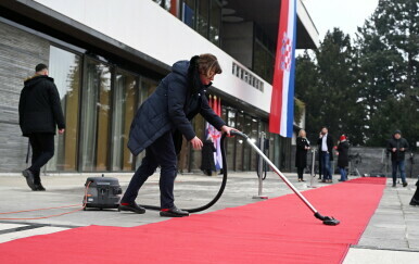 Posljednje pripreme za svečanost inauguracije predsjednika RH Zorana Milanovića - 6