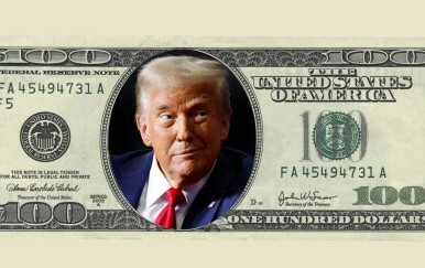 Američki predsjednik Donald Trump na novčanici od 100 dolara