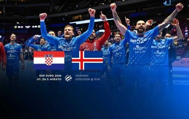UŽIVO Hrvatska - Island: Utakmica za treće mjesto na Europskom rukometnom prvenstvu